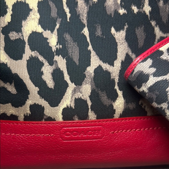 Coach Leopard Print Tote & wallet set - Picture 3 of 13